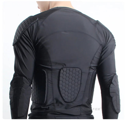 Motorcycle Full Body Armor Jacket Protective Moto Underwear Anti-collision Motorbike Riding Clothes Honeycomb Pad Motocross Tops