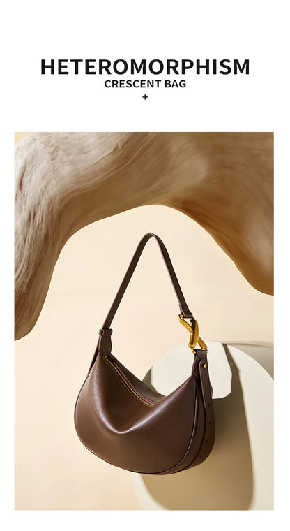 100% Genuine Leather Women's Tote Bag Luxury Brand Designer Women Shoulder Crossbody Bag High Quality Cowhide Female Handbags