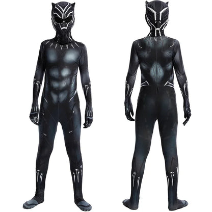 Spiderman Costume Spider Man Black Panther Iron Man Spider Gwen Cosplay Zentai Jumpsuit Bodysuit Halloween Costume Adult Child