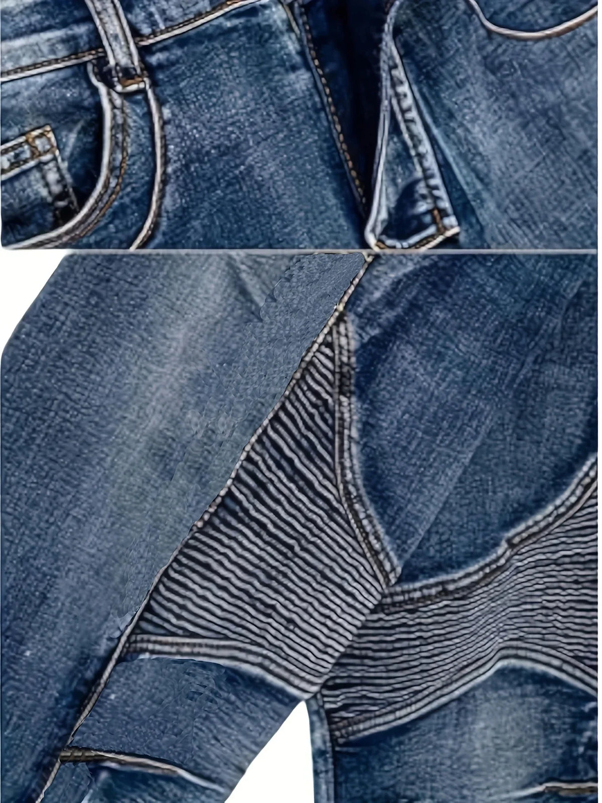 Men's Slim-Fit Fashion Stone-Washed Jeans Cargo Jeans Mens Pants Men Jeans