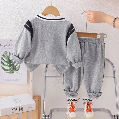New Baby Boys Clothes Suit Spring Autumn Children Tops+Pant 2Pcs/Sets Toddler Infant Outfits Casual Costume Kids Tracksuits