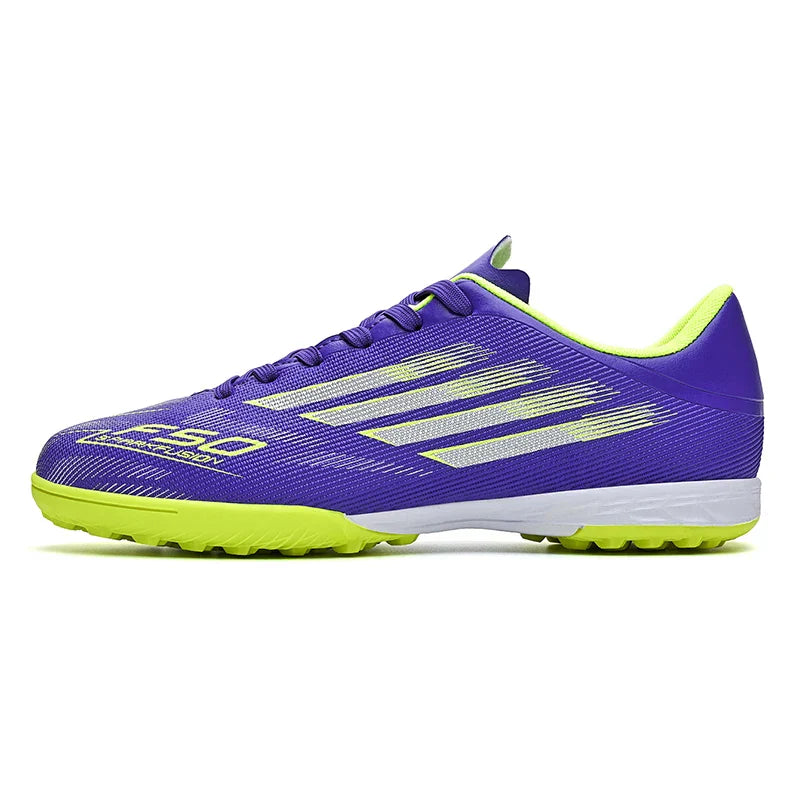 Men's High Top Soccer Shoes FG/TF Long Spikes Adult Football Boots Lightweight Professional Athletic Training
