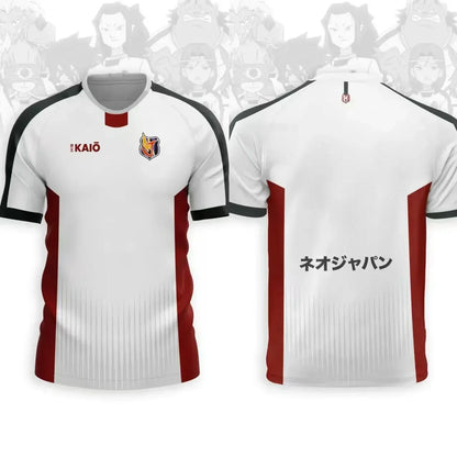 Japan Soccer Anime Men T shirt Jersey Inazuma Eleven Kaio Boys Girls Clothes Sports Casual Quick-Drying Oversized Daily Training