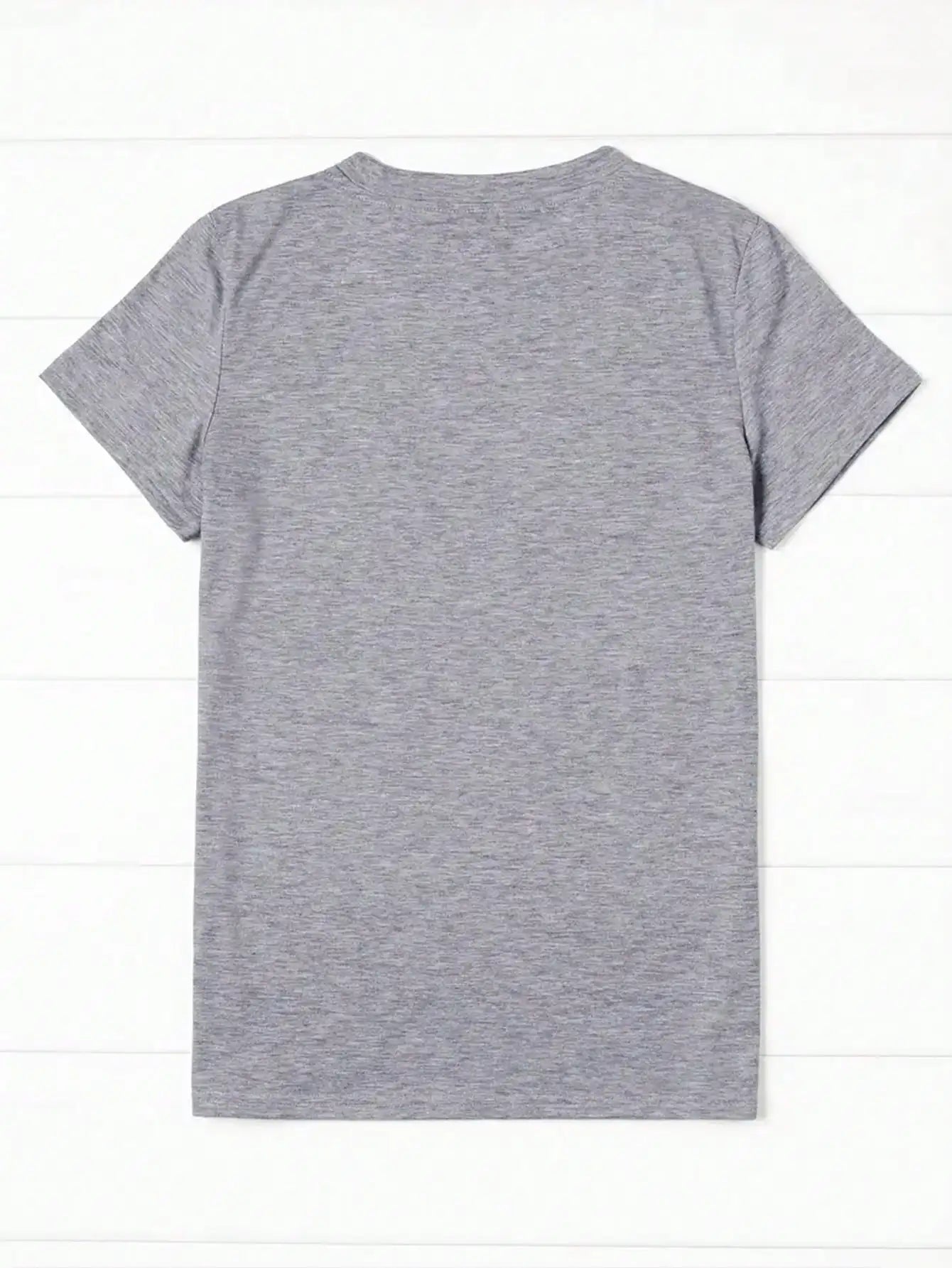 Large Size Women's Slogan Printed Round Neck Loose Short-Sleeved Casual T-Shirt, Suitable for Daily Commuting and Shopping