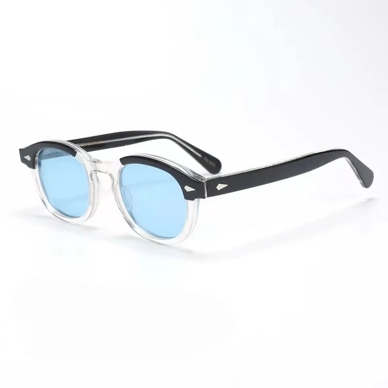 Authentic Johnny Depp LEMTOSH Fashion Top Quality Acetate Frames Men Women Sun Glasses Casual Square Vintage Male Couple Eyewear