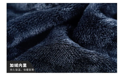 Winter New Fashion Trend Retro Sports Thick Warm Lamb Wool Jacket Men's Casual Loose Comfortable High-Quality Plus Size Jacket