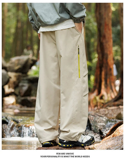 Outdoor Hiking Pants Male Waterproof Windproof Climbing Paratrooper Trousers Autumn Wear-Resistant Camping Cycling Cargo Pants