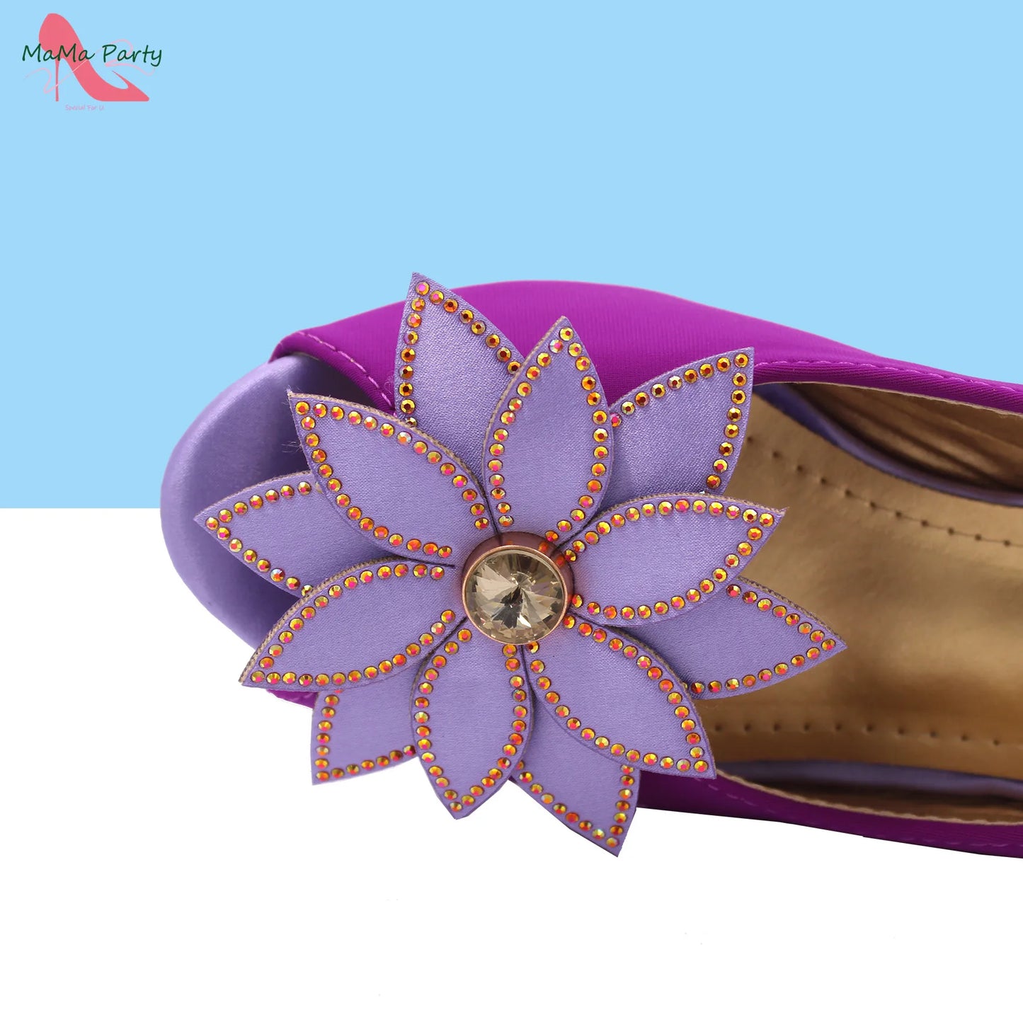2024 New Arrivals Fashion Italian Design African Shoes and Bag to Match Comfortable Square Heels for Party in Fuchsia Color