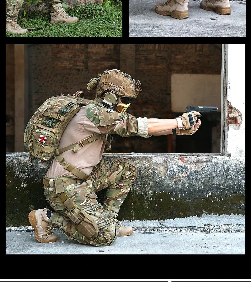 G3 Cargo Pants Men Hiking Pants with Pads camouflage Tactical Pant Streetwear Multicam Hunting Pants Gen3 Mens Clothing New