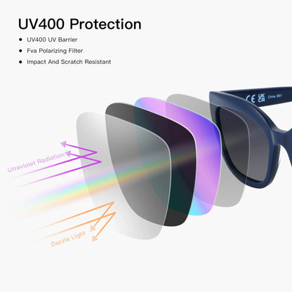 2026 Fashion Butterfly Polarized Sunglasses Women Uv400 Protection Shade High-quality Acetate Ladies Sun Glasses ZS6213