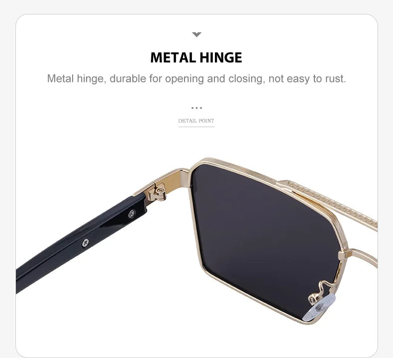 2023 Square Sunglasses For Men Luxe Sunglasses Women Trendy Vintage Fashion Glasses Sun Gafas De Sol Hombre Lunette Soleil Femme