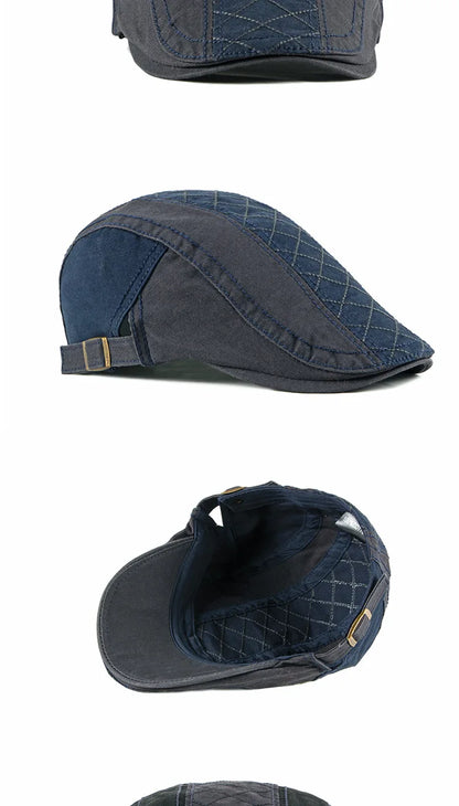 Men Women Beret Spring Autumn Cotton Flat Cap Ivy Gatsby Newsboy Hat Fashion Adjustable Vintage Cabbie Hats