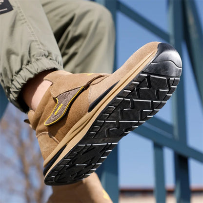 Fashion 2024 Latest 10KV Heat Resistant Welding Shoes Steel Toe Cap Men Work Safety Shoes Nail Proof Anti Smashing Sneakers