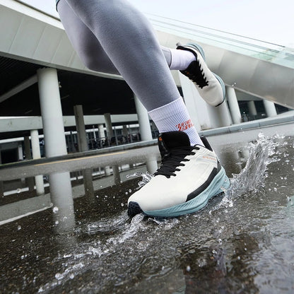 Rainblock Men Running Shoes Water Repellent Anti-Slip Grippy Cushioning Airy Male Sneakers 672532231