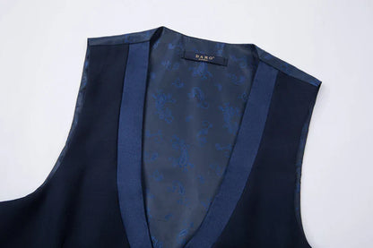 2024 High-grade Light Luxury Mens Suits Set 3 Pieces, Wedding Host Banquet Performance Party Blazer Dress with Pants Vest, S-3XL