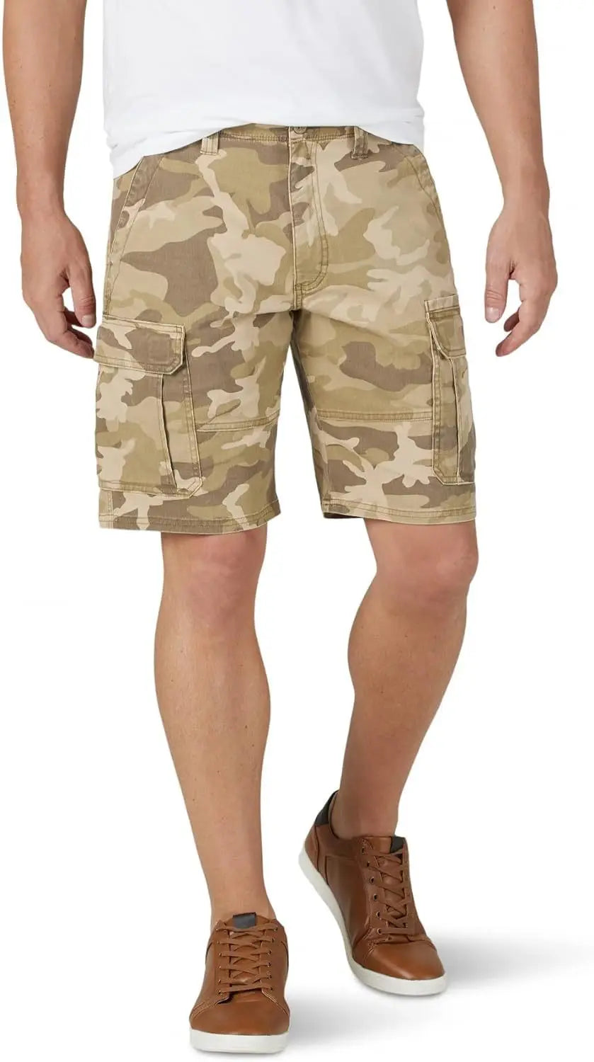 Men Cargo Shorts Men Multi Pocket Tactical Shorts Men Outdoor Casual Hiking Camping Straight Fit Shorts Breathable Mens Shorts