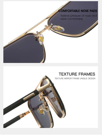 2023 Luxe Square Sunglasses For Men Vintage UV400 Sunglasses Women Trendy Fashion Sun Glasses Retro Gafas De Sol Hombre Lunette