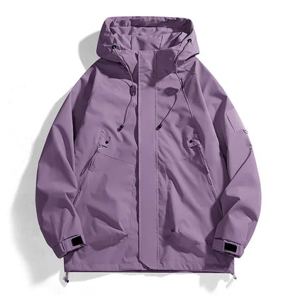 Unisex Waterproof Running Jacket Autumn Windproof Windbreaker Hiking Camping Trekking Outdoor Jackets Men Women Coats