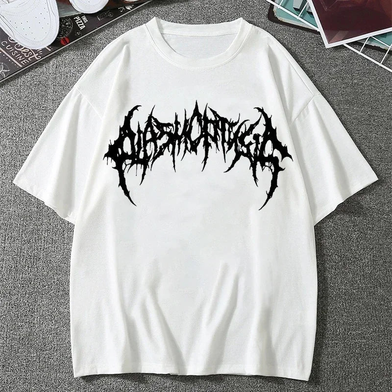 Men's Y2K T-Shirt Basketball Graphic Street Hip Hop Goth Summer Y2K Print Harajuku Short Sleeve Cotton Top Oversized T-Shirt Set
