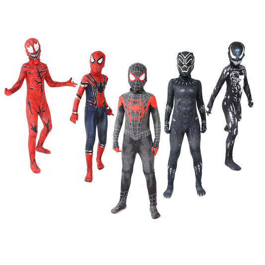 Classic Spiderman Costume 12 style for Halloween Christmas Carnival Purin Festival Birthday Party Spiderman Cosplay Costume