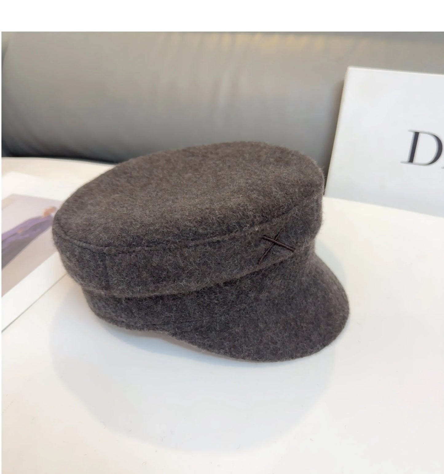 Brand Designer Baker Boy Caps New Arrival Winter Newsboy Caps Letter Flat Wool Caps