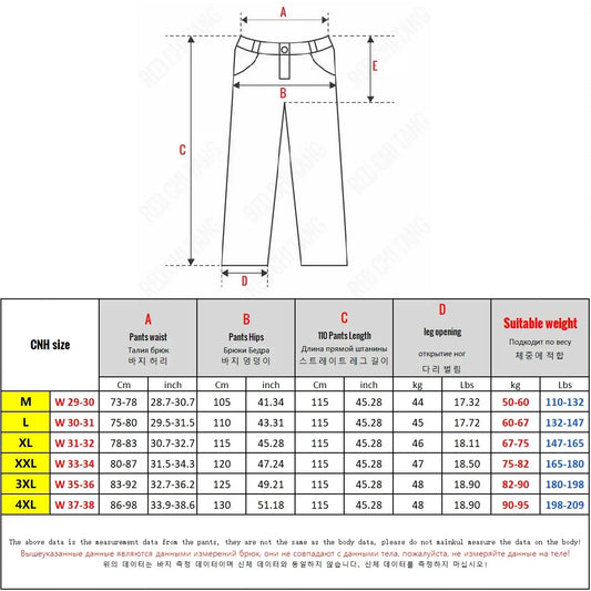 New in Tall Men Cargo Pants Elastic Waist Extra Long Length 115cm Male Waterproof Trousers Lengthened Slim Thin Leg 190cm 200 Cm
