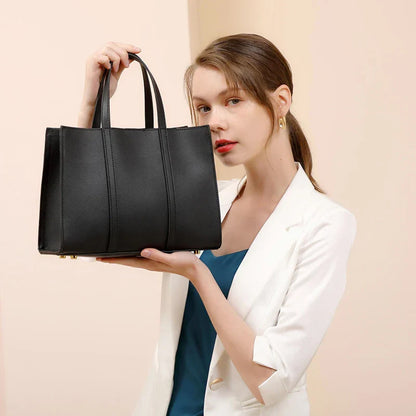 New Women's Large Capacity Genuine Leather Handbag Fashion Single Shoulder Underarm Bag for Ladies Commuting Stylish Girls Bag