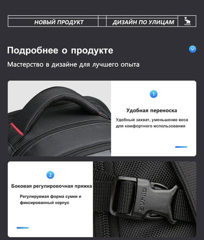 Laptop Backpacks 15.6 Inch School Bags Waterproof Nylon 29L Casual Shoulder Bagpack Travel Teenage Men's Backpack Mochila
