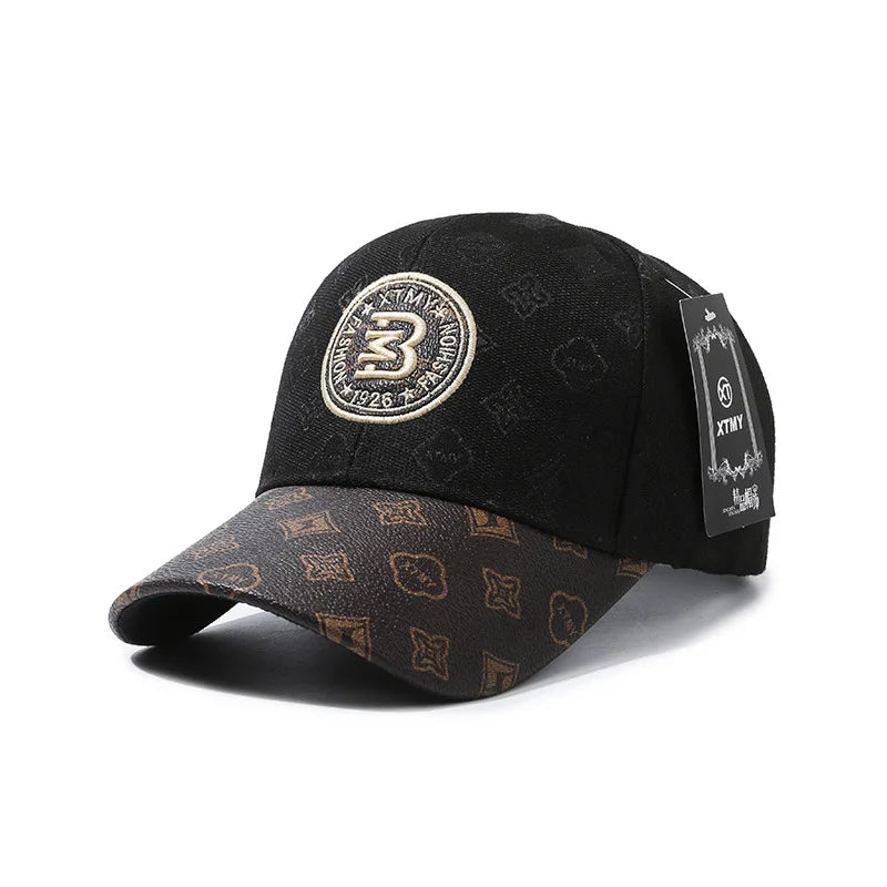 High Quality Summer Fashion Cotton Breathable Baseball Hat Snapback Letter Embroidery Face-Slimming Outdoor Cap for Women/Men