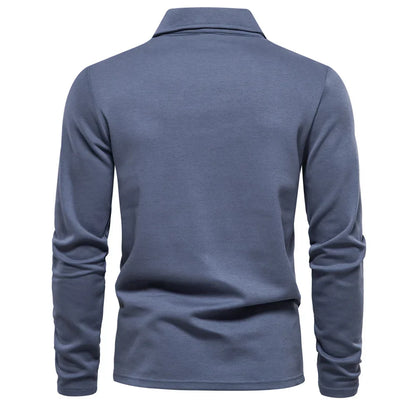 Men's Embroidery Polo Shirt Fashion Turn down Collar Casual Social Luxury Golf Shirt