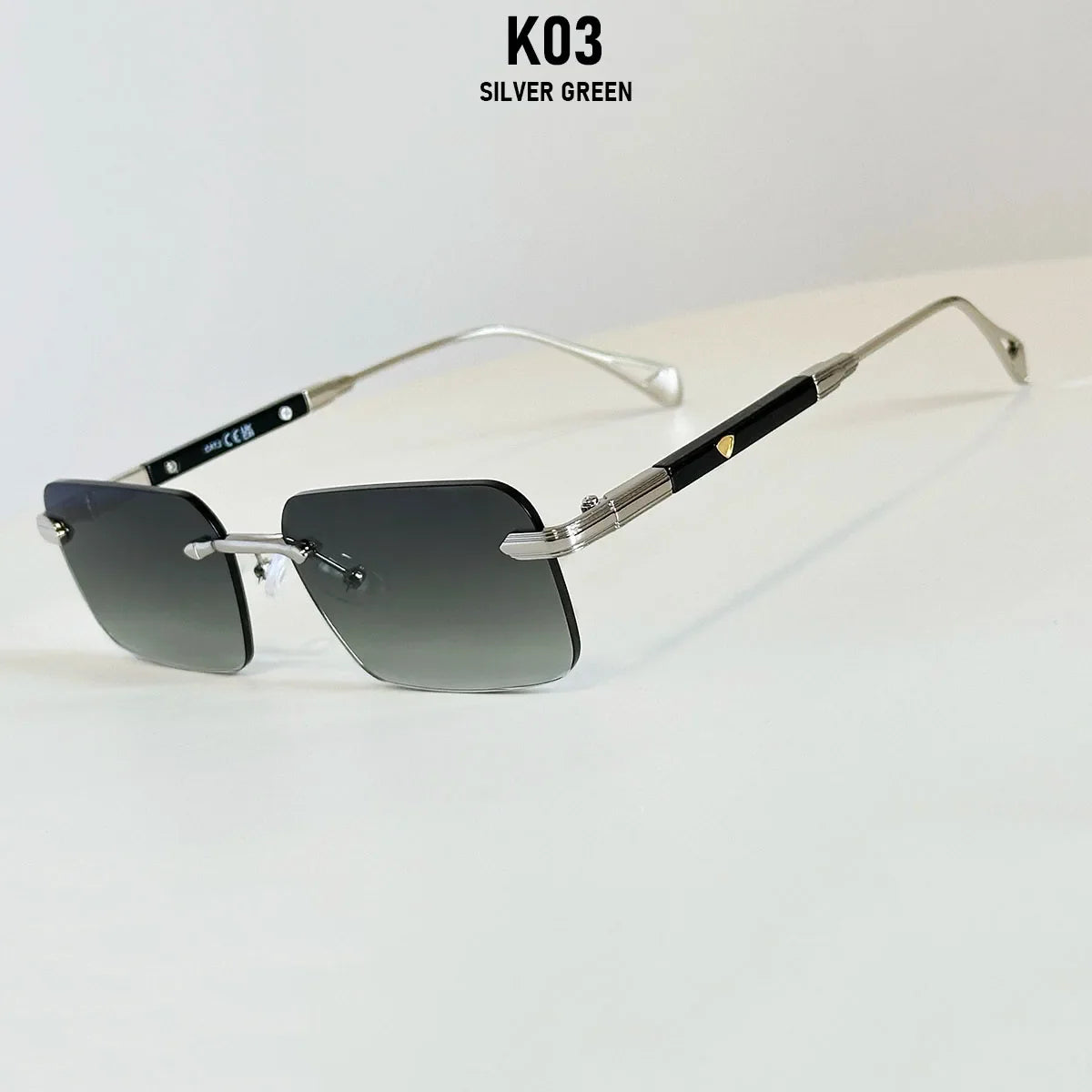 Square Sunglass Men Luxury Rimless Sunglasses Women Vintage Vacation Fashion Glasses Lunette Soleil Femme Gafas De Sol Hombre