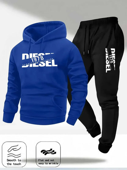 Autumn and winter new hooded sweatshirt sportswear fashion sports hooded sweatshirt casual sweatshirt and pants two in one