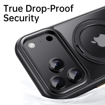 360° Mechanical Torque-Sound Rotating Stand Holder Magnetic Magsafe Phone Case For iPhone 16 15 14 13 17 Pro Max Plus 17Air 16E