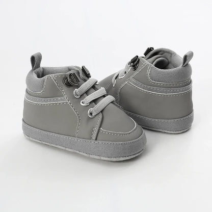 Baby Sneakers Infant Boys Girls Sports Shoes Toddler Casual Cotton Sole Anti-slip PU First Walkers Crawl Crib Basketball Shoes