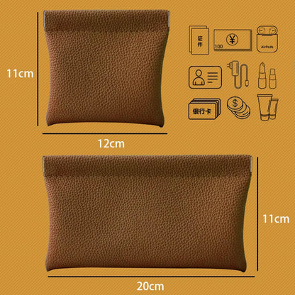 Sac de rangement en cuir PU pour portefeuille long, passeport, permis de conduire, porte-documents, câble de données, trousse à maquillage pour femmes et hommes