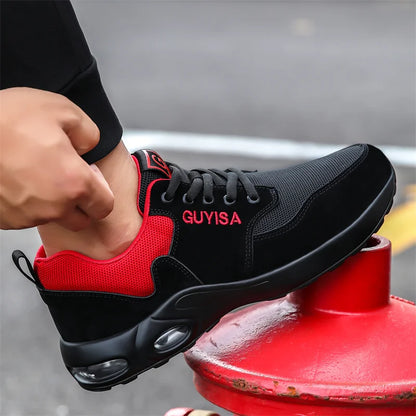 35-50 Air Cushion Working Shoes For Men Anti-Smashing Steel Toe Puncture Proof Construction Safety Shoes Sneakers Male Footwear