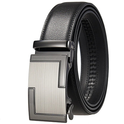 Men's Belt Genuine leather belt Man's high quality luxury business automatic belt Adjustable designer belt for men