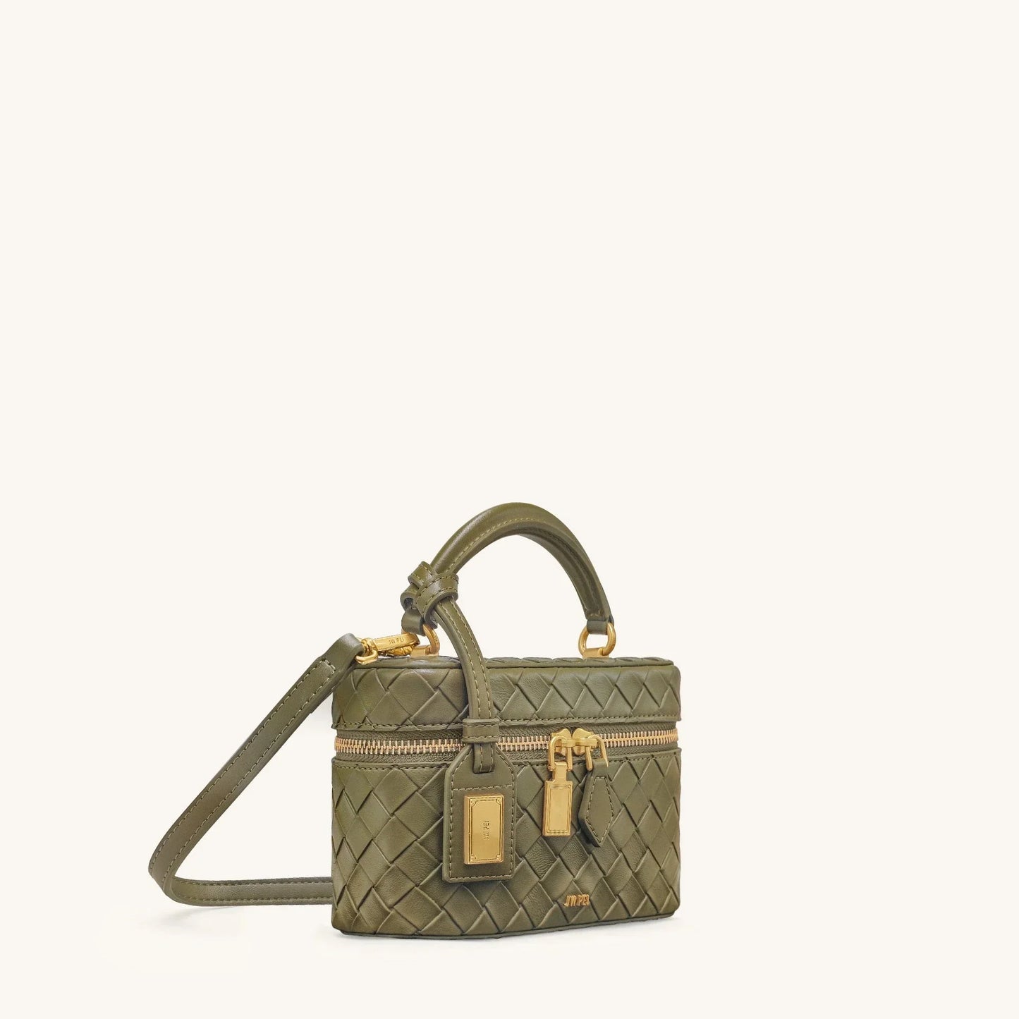 Textured Leather Crossbody Bag for Women, Designer Shoulder Purse with Letter Logo, Chic Commuter Handbag