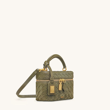 Textured Leather Crossbody Bag for Women, Designer Shoulder Purse with Letter Logo, Chic Commuter Handbag
