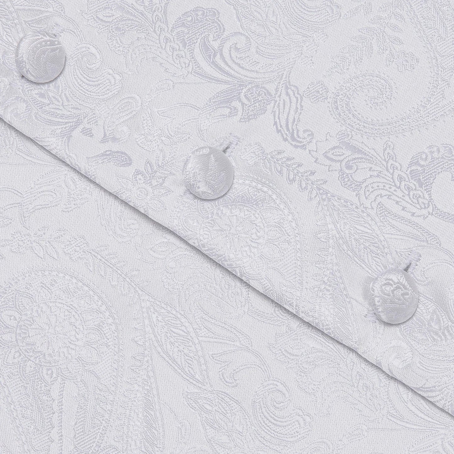 Men's Floral Vest & Tie Hanky Cufflinks Set – Formal Biege Grey White Waistcoat for Weddings Events Party Gift
