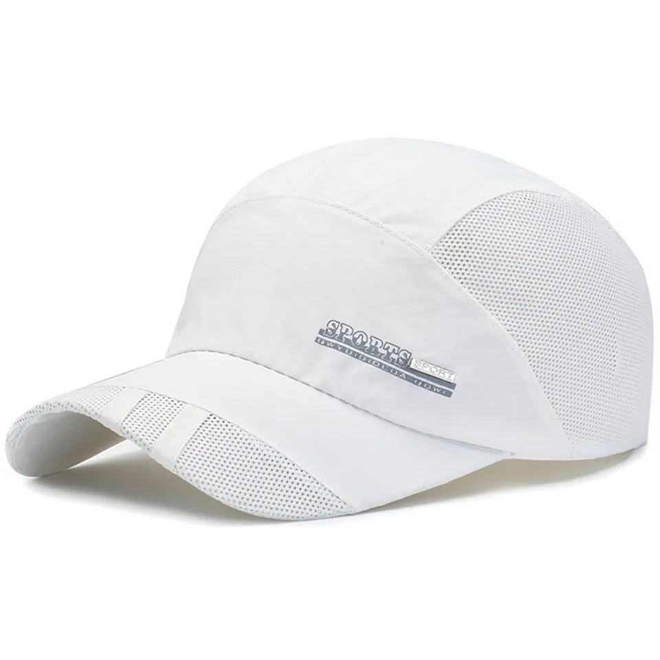 Summer Breathable Sports Hat Mesh Baseball Caps Quick Dry Running Baseball Visor Hat Sunshade Outdoor For Men Women