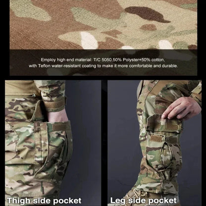 Outdoor Military Tactics Work Pants G3 Cargo Trousers Training Hiking GEN3 Green Spot Combat Tactical Pants Hunting Clothes Men