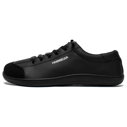 Barefoot Shoes Unisex Wide Toe Artificial Leather Sneakers Zero Drop Slip On Outdoor Lightweight Comfortable Shoes