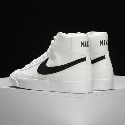 Official Authentic BLAZER MID '77 Men's and Women's Casual Comfortable Sneakers BQ6806-100