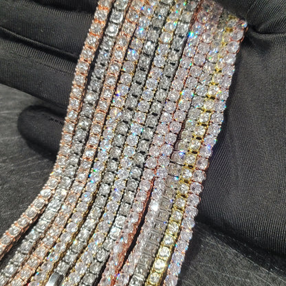 Luxury Iced Out Necklace For Women Charms Tennis Chain Large Crystal Zircon Pendant Chains Hip Hop Jewelry Wedding Gifts