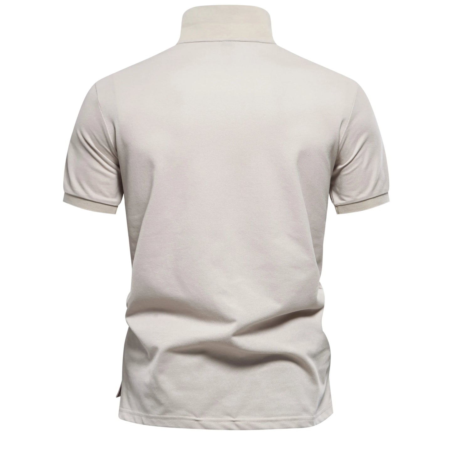 New Design Gradient Printed Cotton Blend Polo Shirts for Men Short Sleeve Summer Fashion Mens Polos