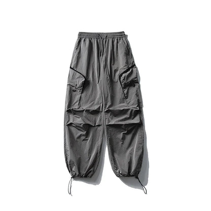 Autumn Hiking Pants Outdoor Patchwork Waterproof Mountaineering Zippered Trousers Male Elastic Waist Camping Fishing Cargo Pants