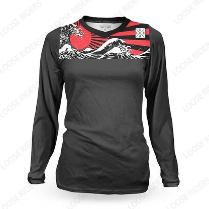 2023 Women's Loose Rider jersey MX MTB mountain bike long-sleeved shirt cross-country DH motorcycle endurance race jersey