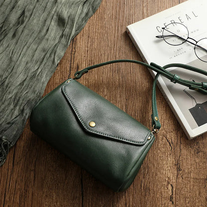 High Quality Genuine Leather Women Crossbody Bag New Style Multi-Layered Messenger Bags Small Female Mobile Phone Purse Bag