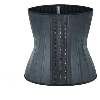 25 bones Corset Waist Trainer Latex Body Shapewear Women Tummy Shaper Belly Sheath Sllimming Belt Modeling Strap Weight Loss